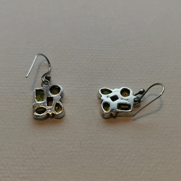 Peridot 925  earrings - Picture 5 of 5